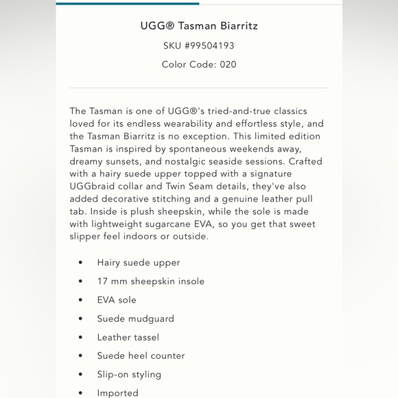 UGG Tasman Biarritz Cozy Slippers NWT - Picture 2 of 11